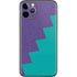 Purple Turquoise Zig Zag iPhone 11 Pro Skin